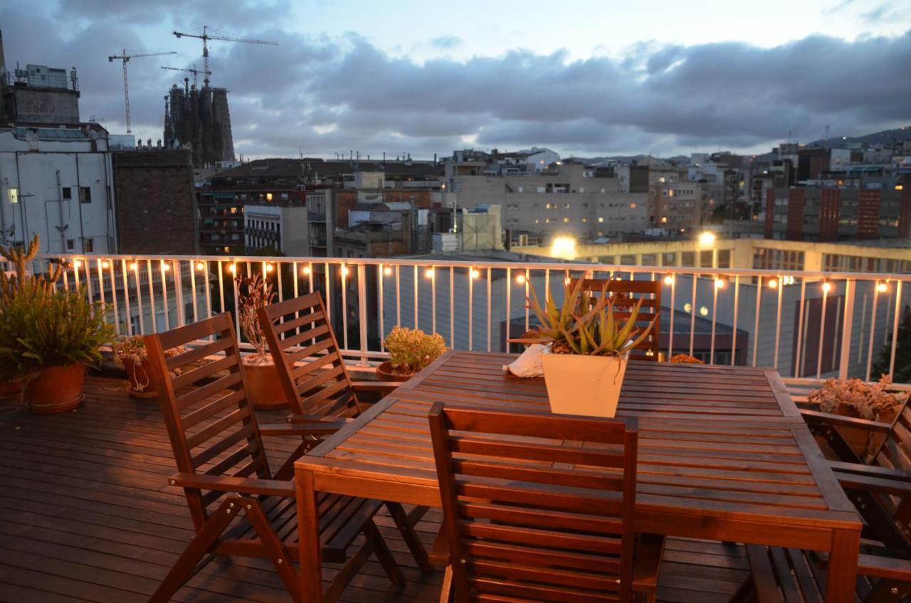 Ferienwohnung Barcelona Sunny Terrace Exterior foto