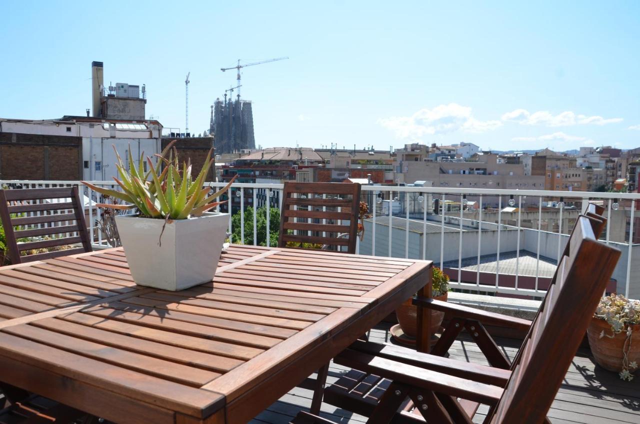 Ferienwohnung Barcelona Sunny Terrace Exterior foto